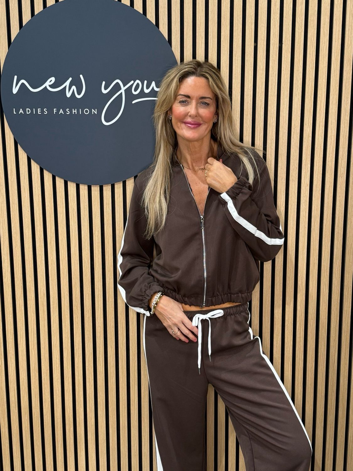 Sport Luxe Co-Ords - Chocolate