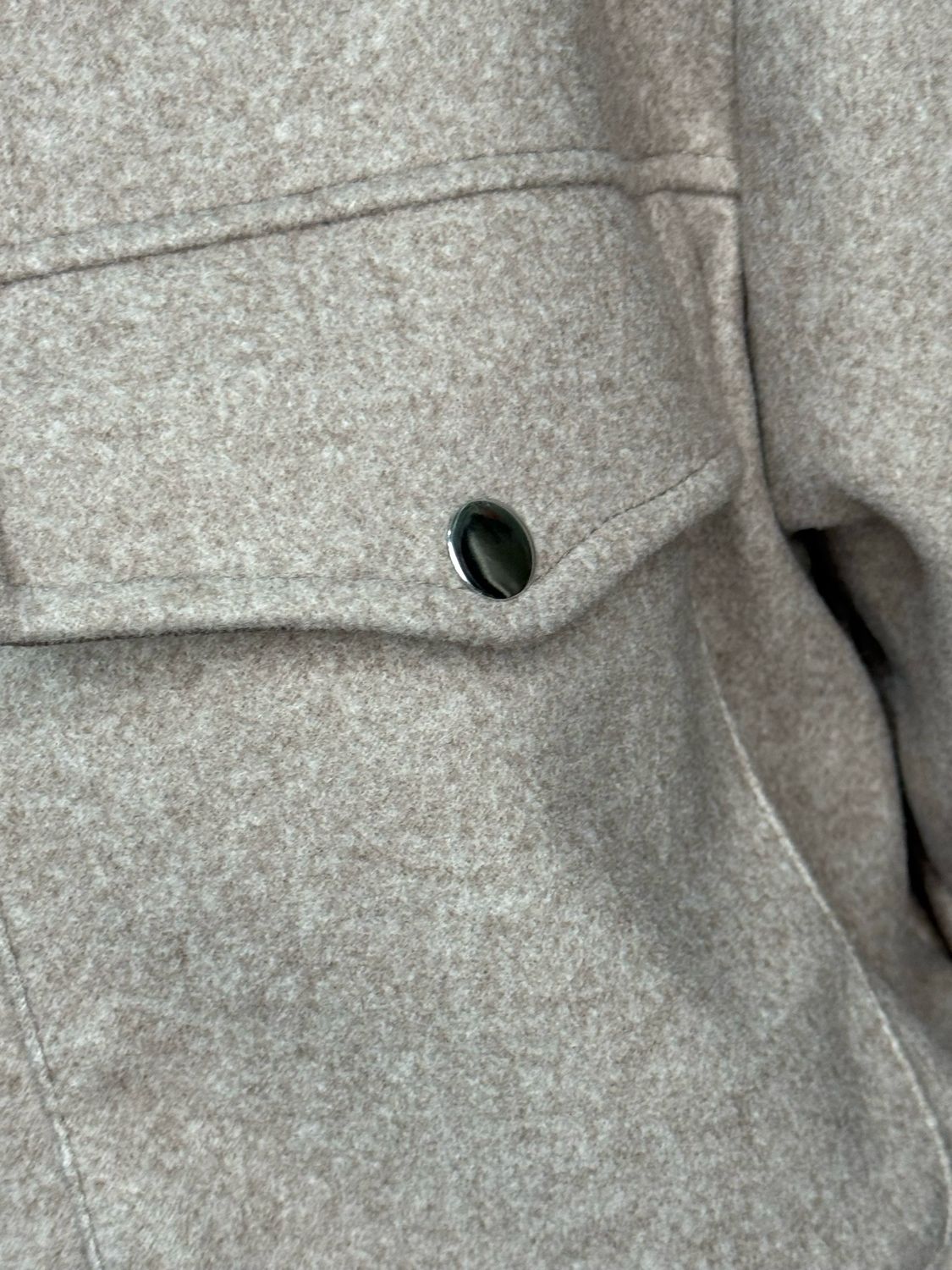 Boxy Zip-Up Jacket - Taupe