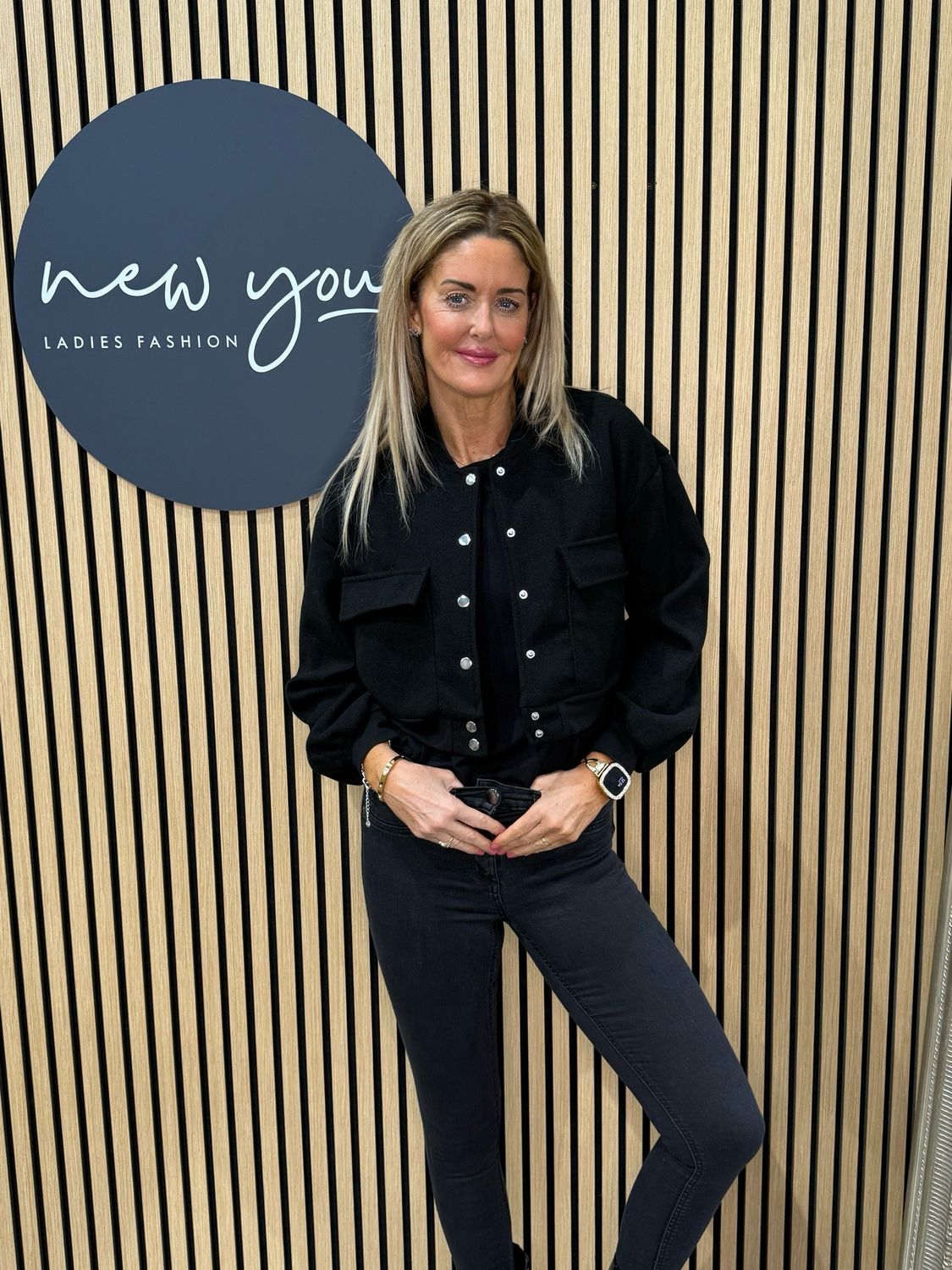 Snap Button - Utility Jacket - Black