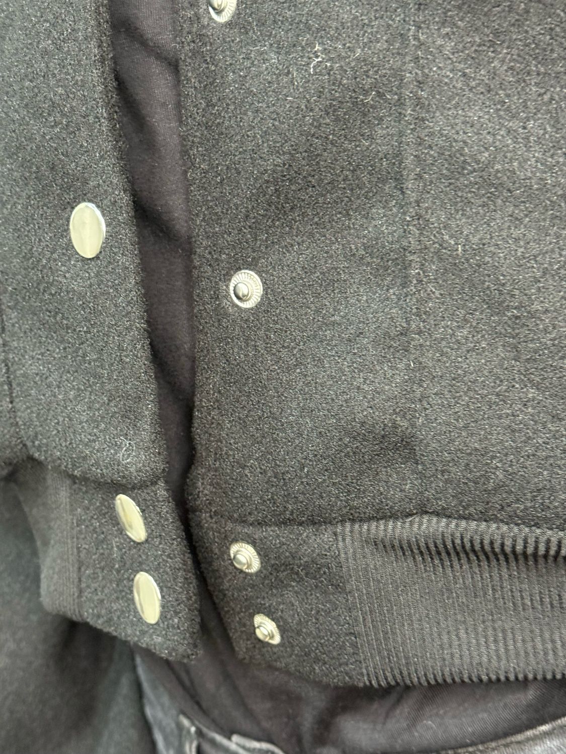 Snap Button - Utility Jacket - Black