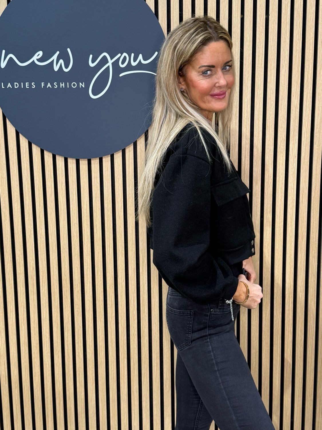 Snap Button - Utility Jacket - Black