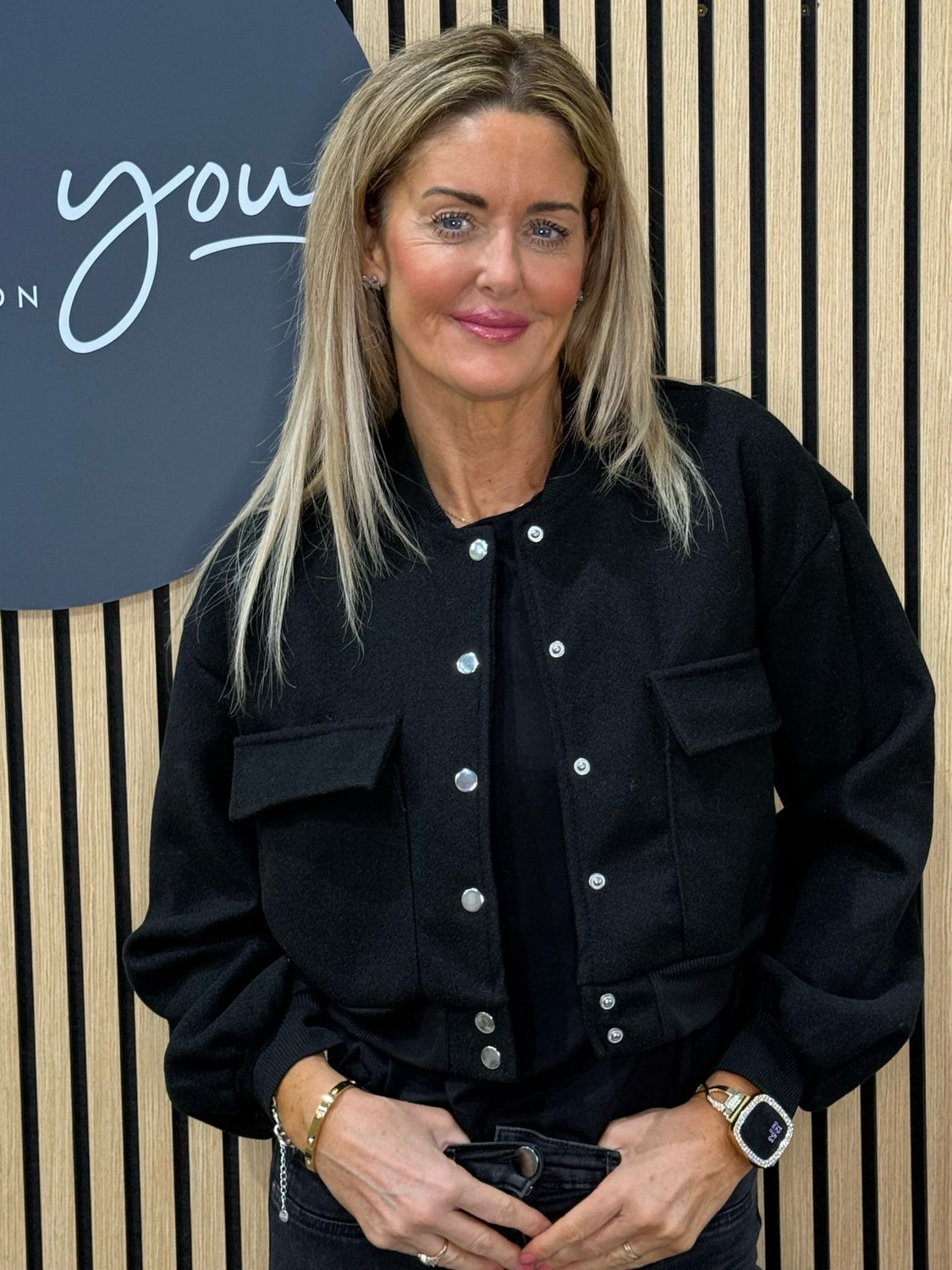 Snap Button - Utility Jacket - Black