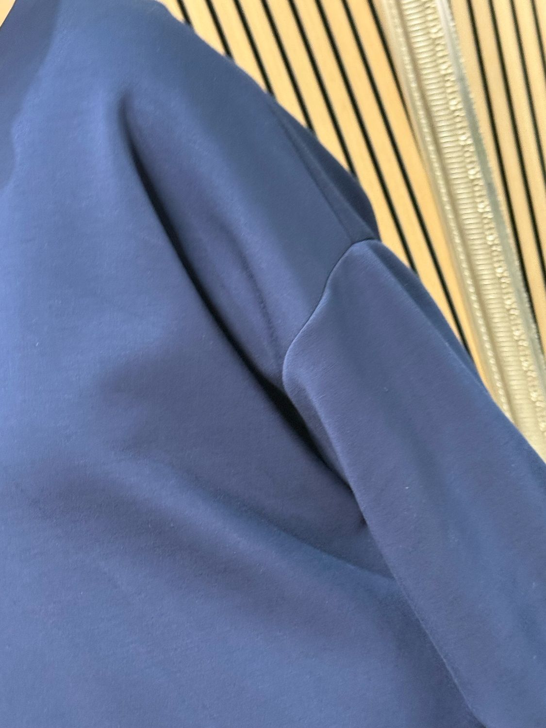 Layered Hem - Relaxed Sweatshirt - Navy