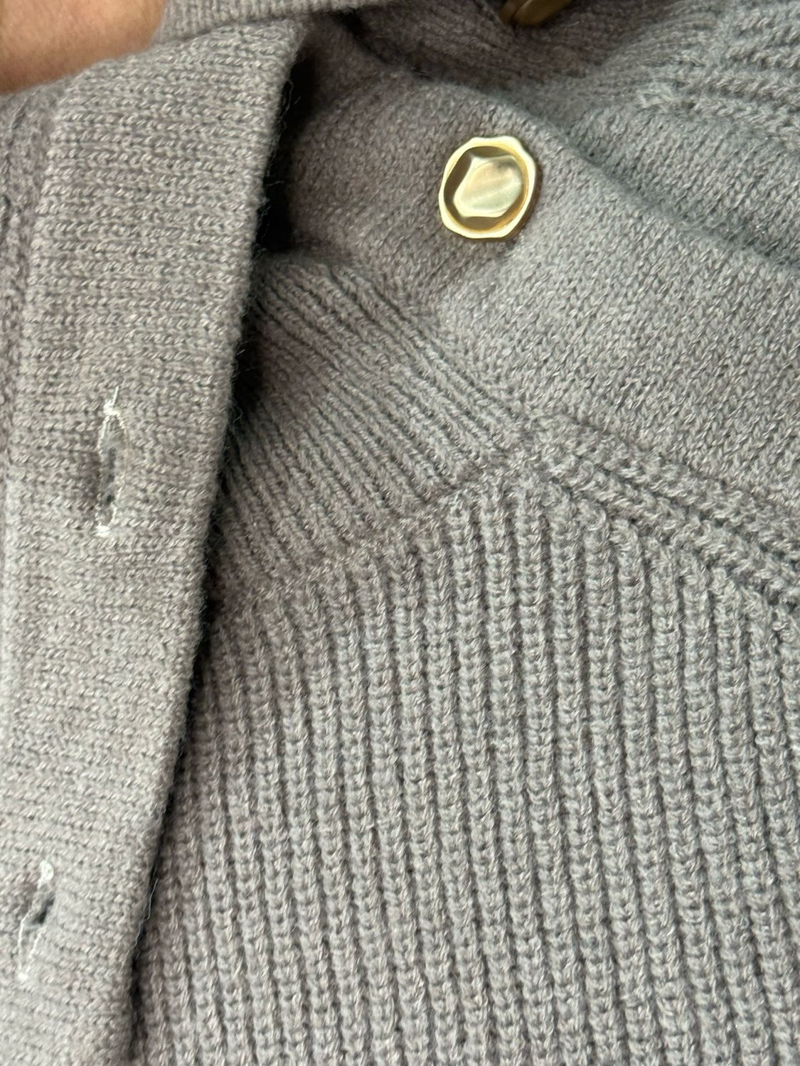 Funnel Neck Jumper - Taupe