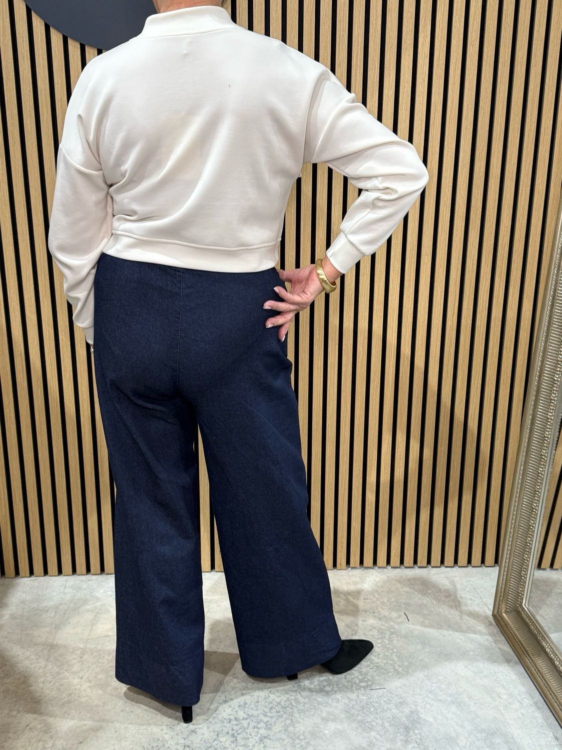 Button Front Bomber Jacket - White