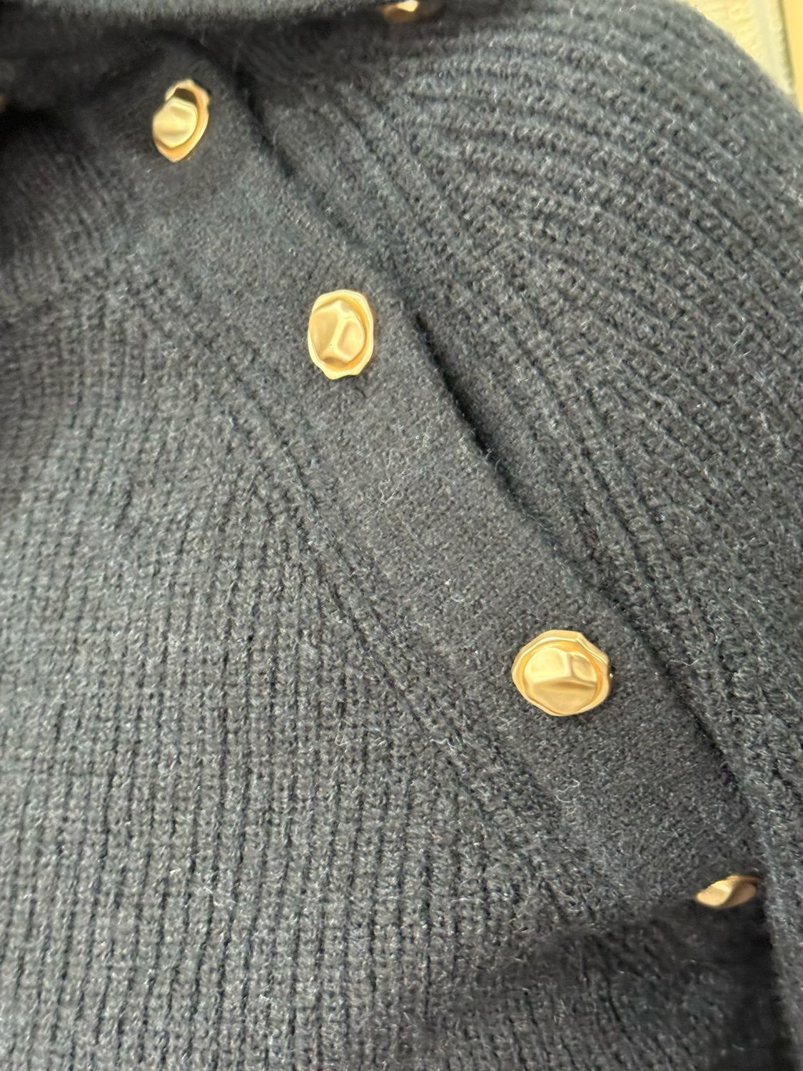 Funnel Neck Jumper - Black