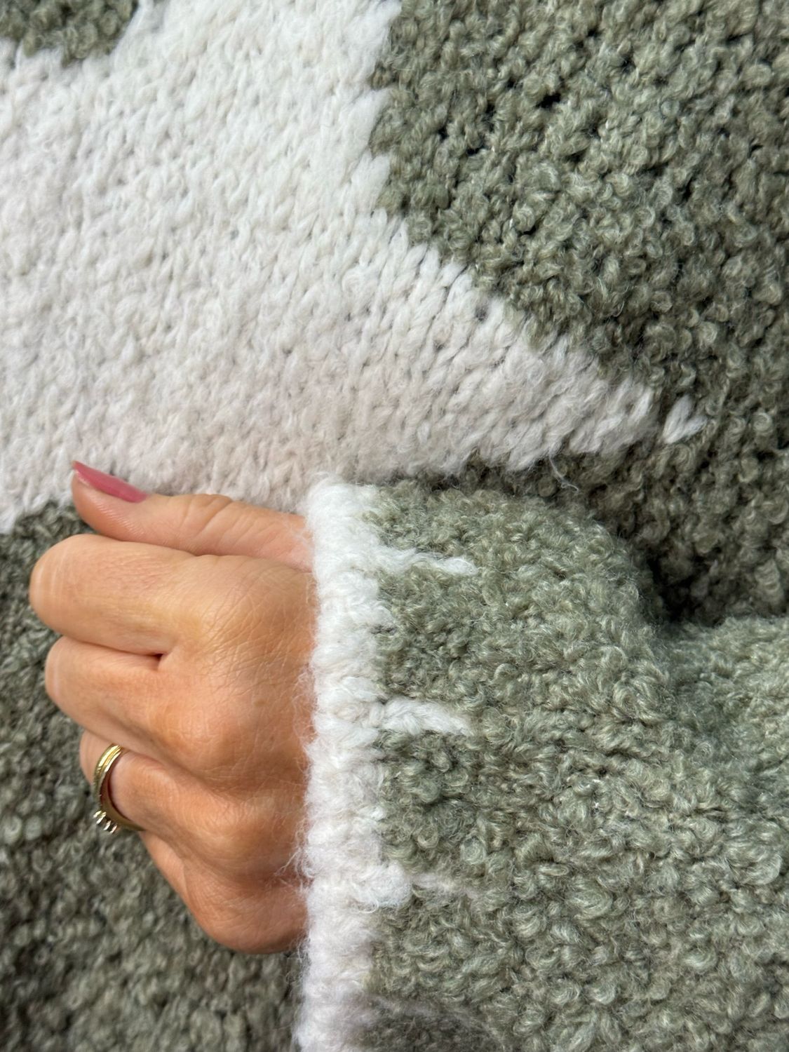 Star Knit Jumper - Khaki