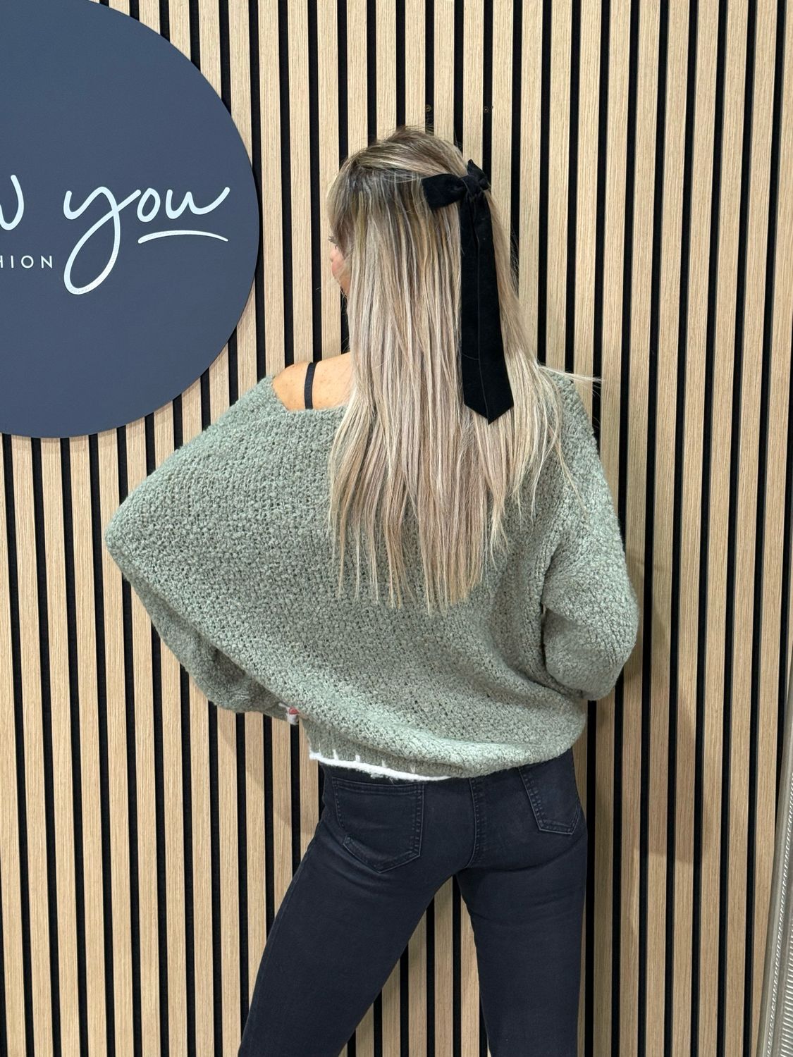 Star Knit Jumper - Khaki