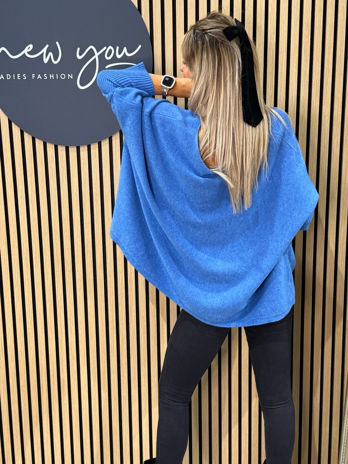 Star Detail Knit Jumper - Blue