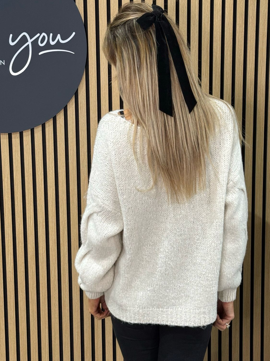Cable Knit Jumper - Cream