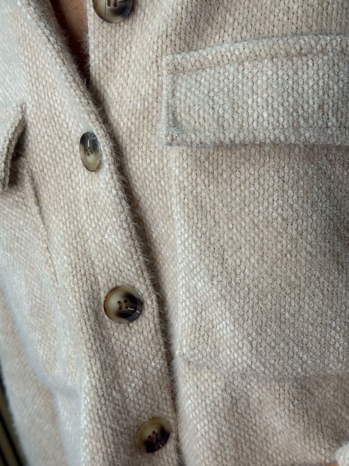 Soft Touch Utility Jacket - Cream