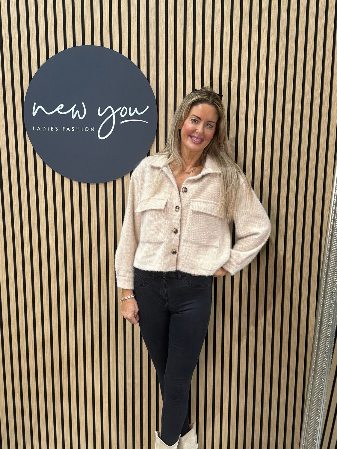 Soft Touch Utility Jacket - Cream