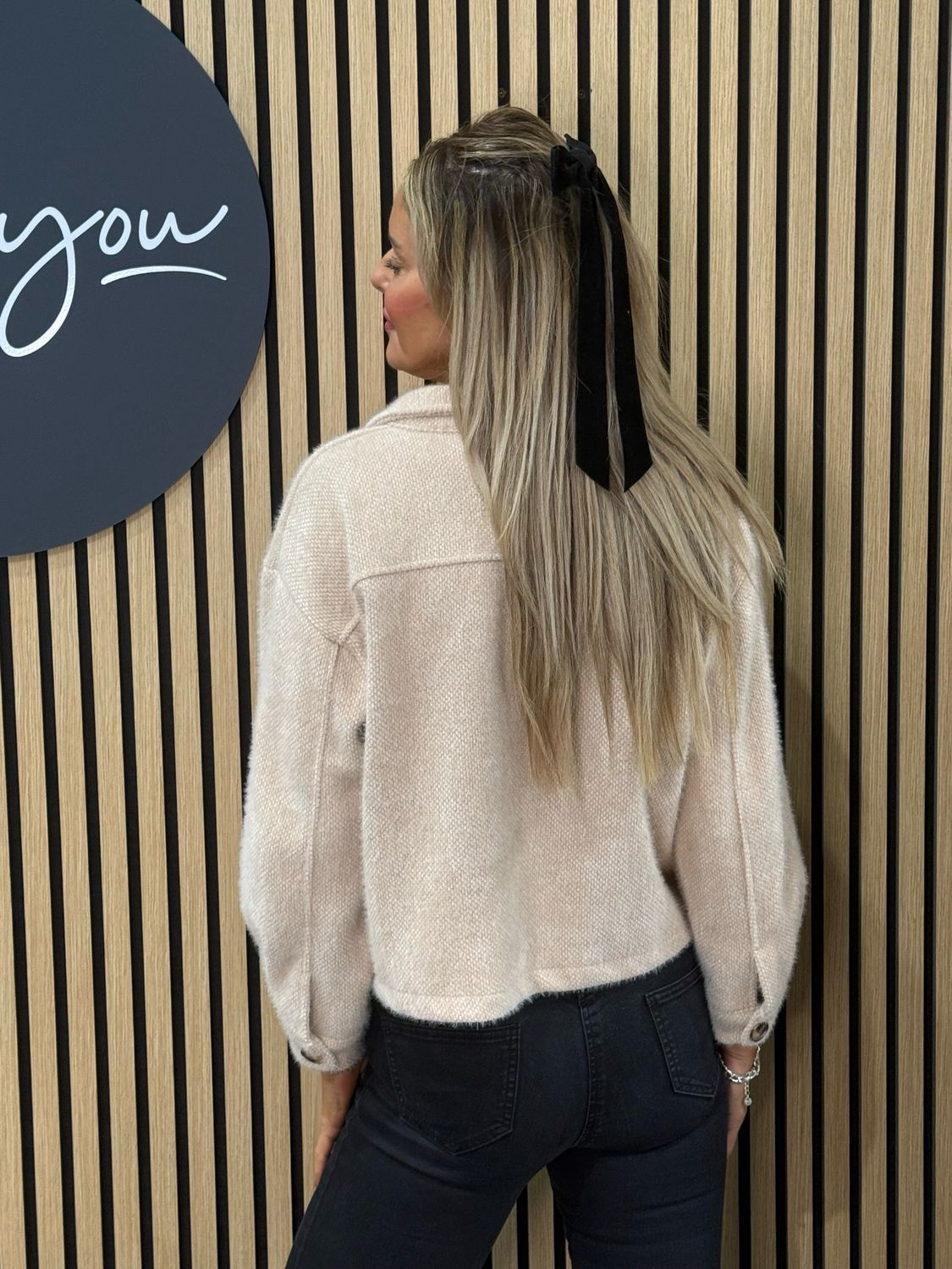 Soft Touch Utility Jacket - Cream