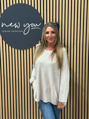 Oversized Knit Jumper - Oatmeal