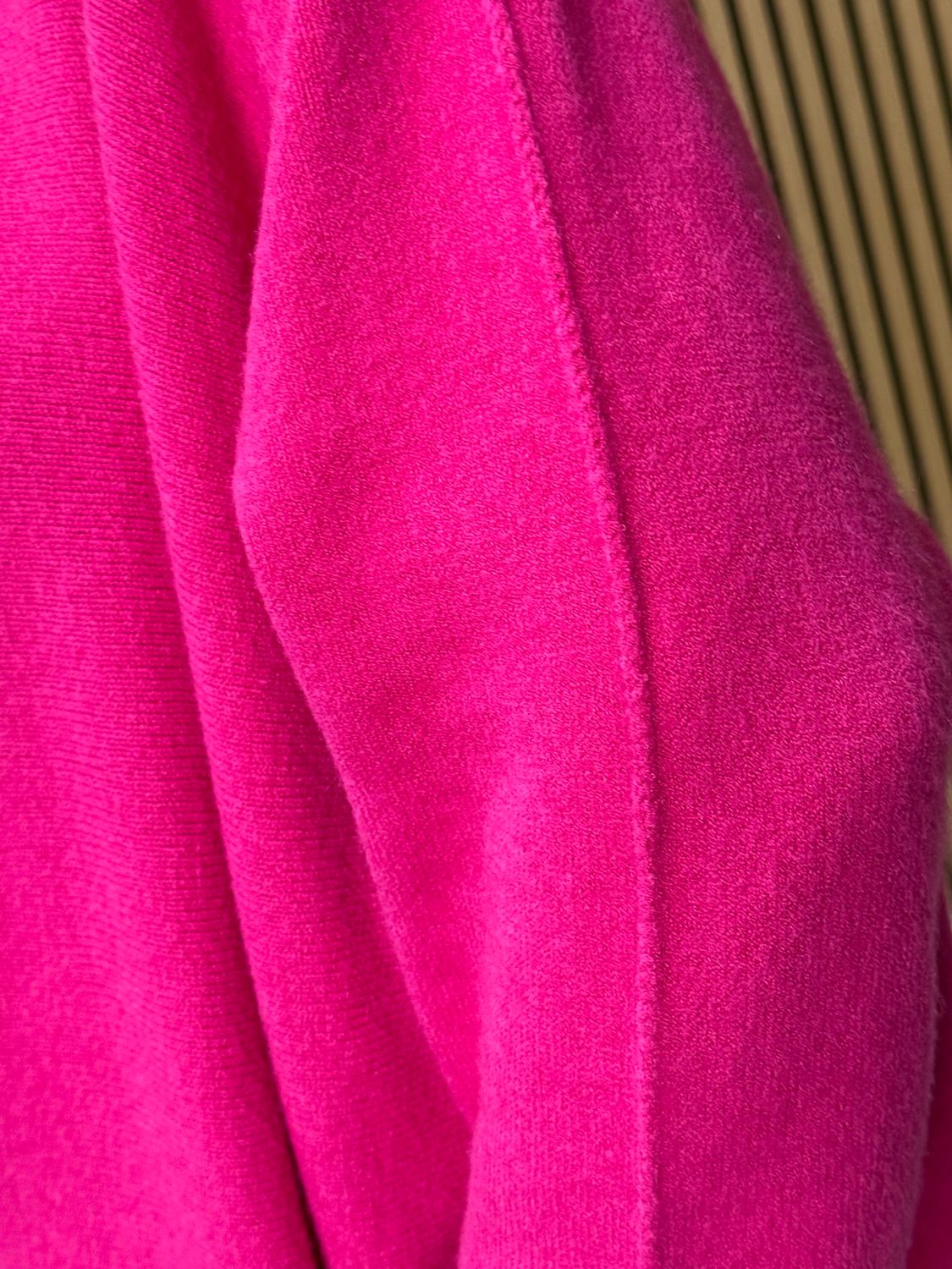 Oversized Knit Jumper - Fuchsia