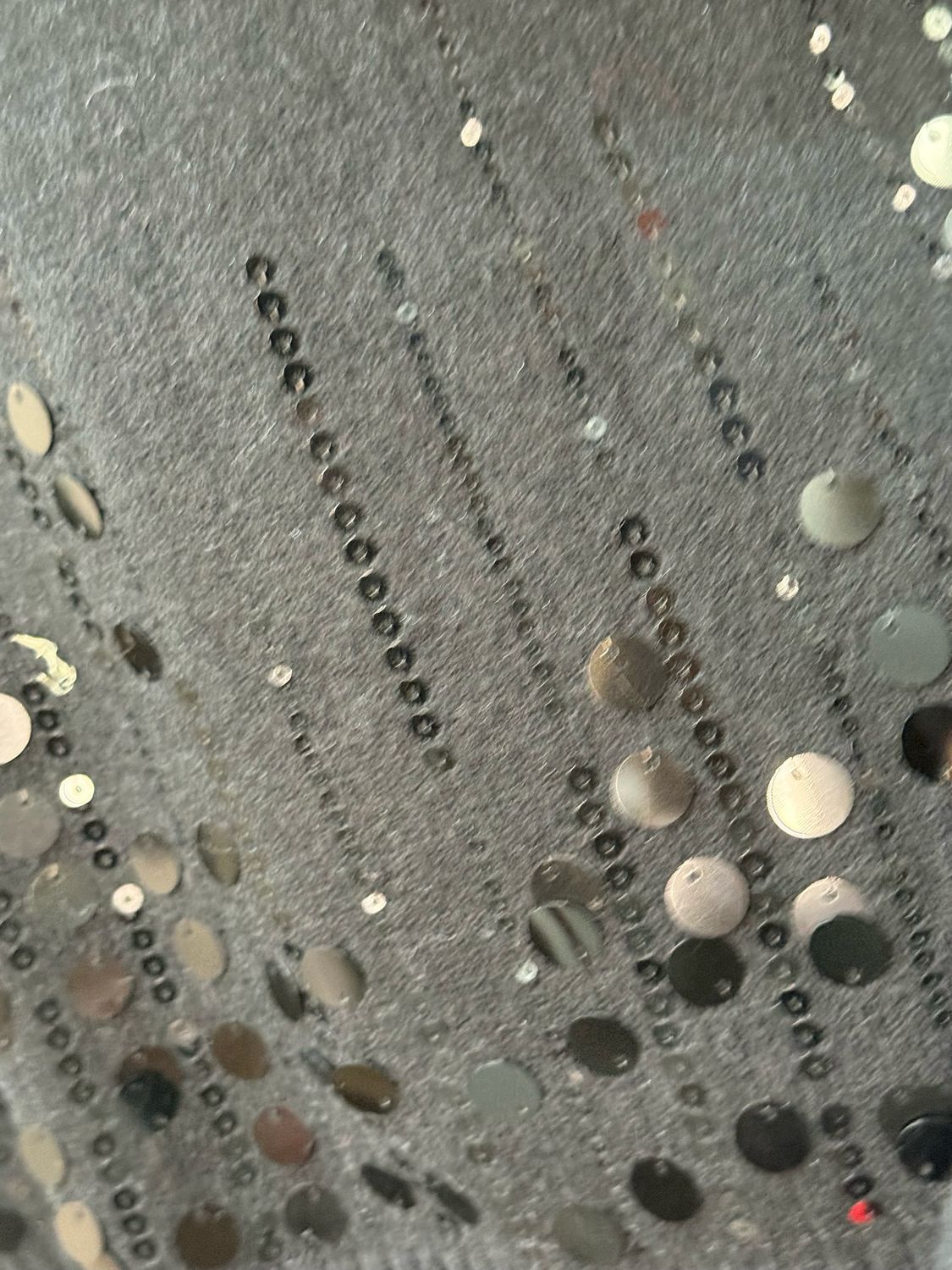 Sequin Detail Roll Neck Jumper - Black