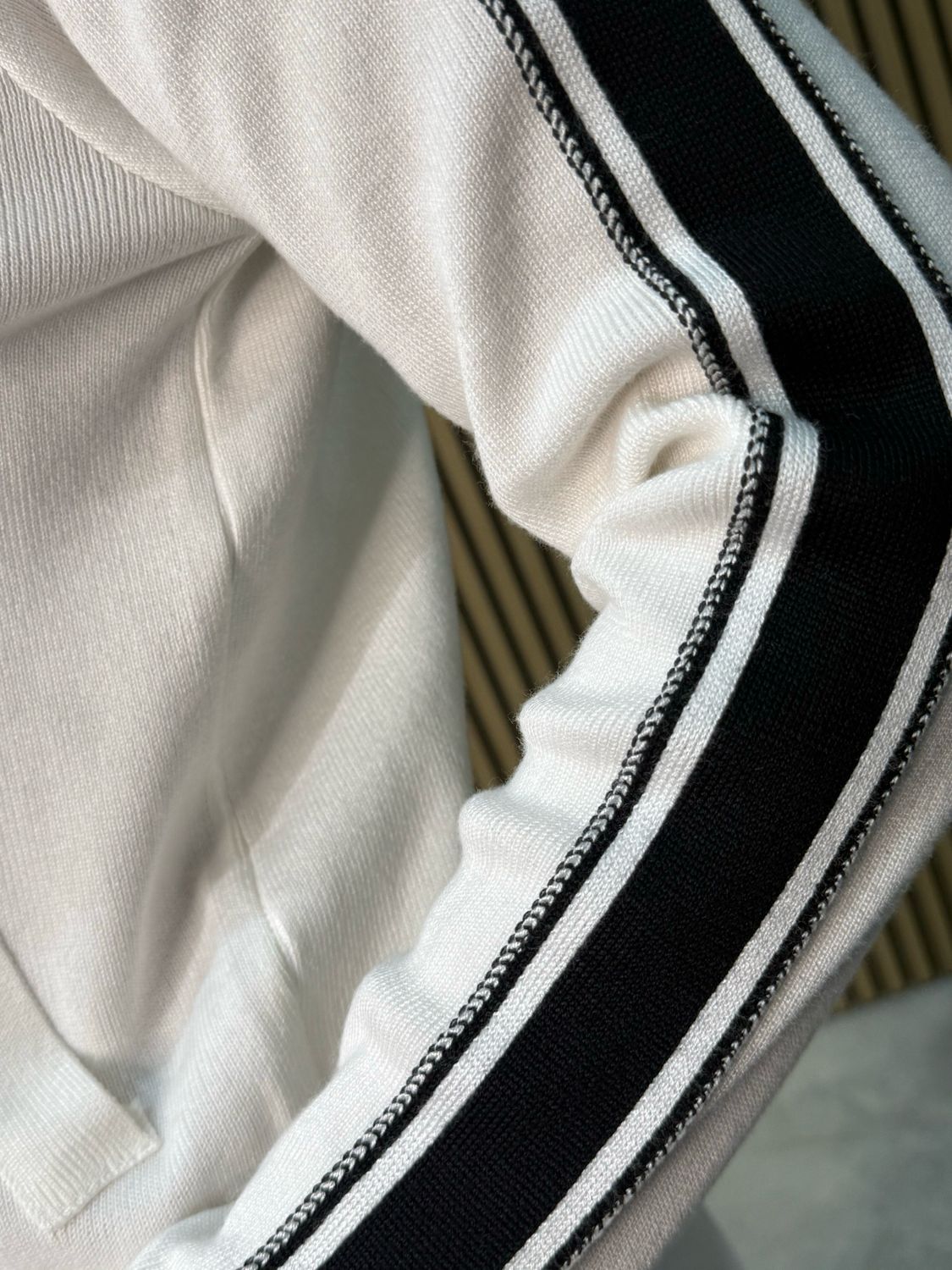 Stripe Detail Co-Ord Set - White