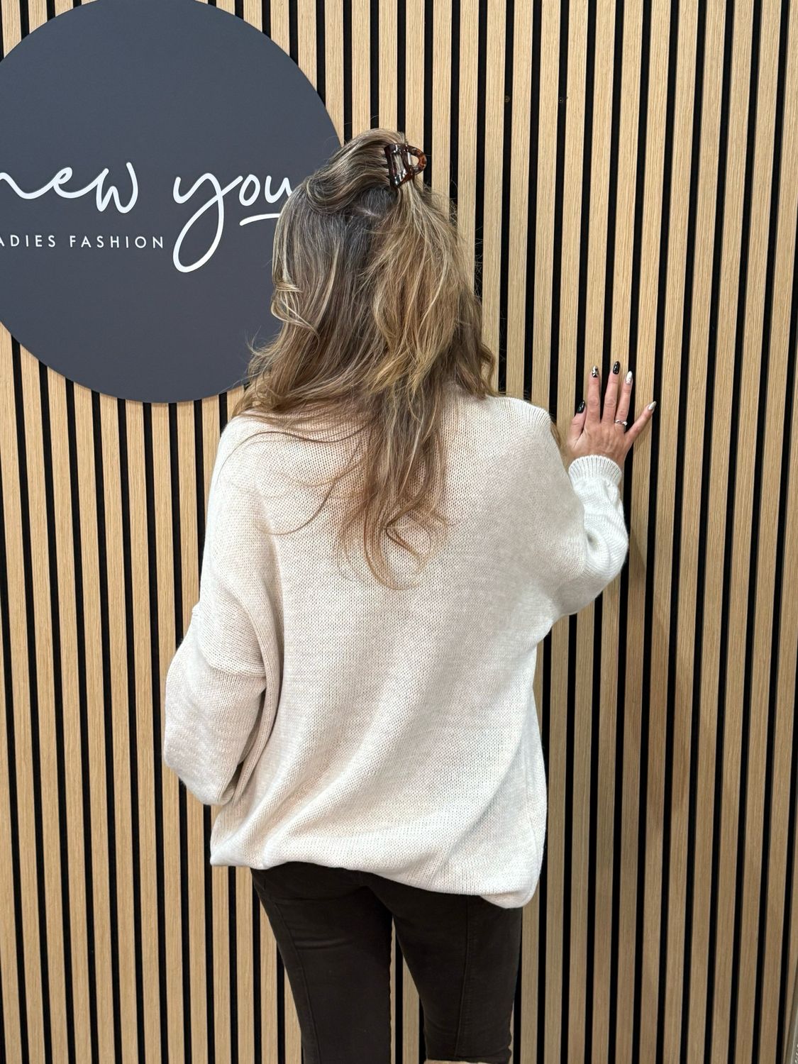 Bow Detail Roll Neck Jumper