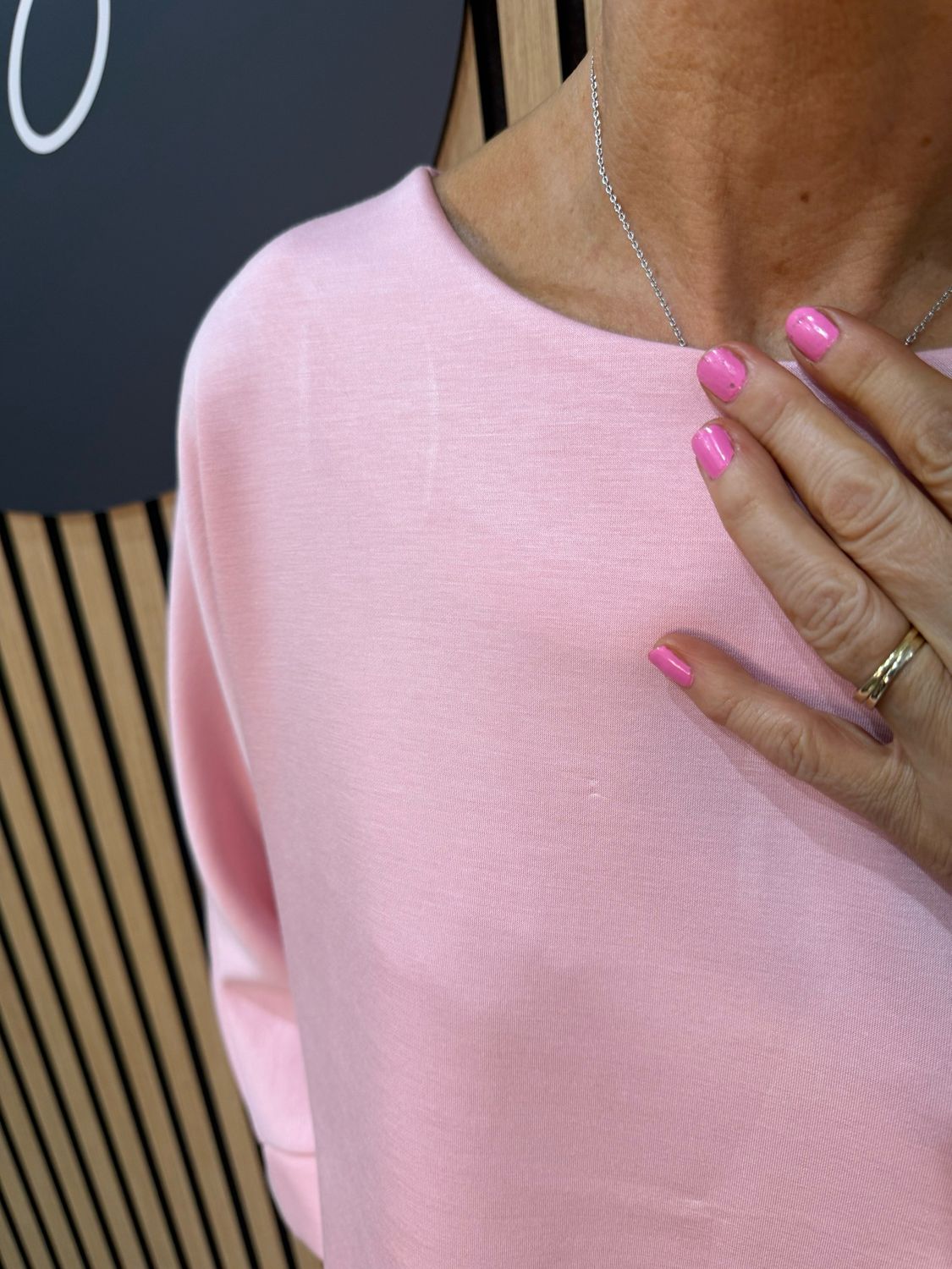 Soft Touch Batwing Jumper - Pink