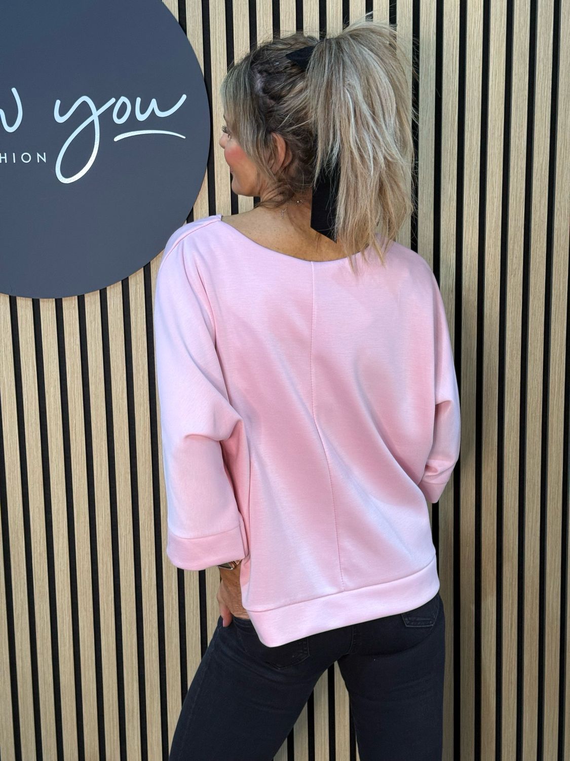 Soft Touch Batwing Jumper - Pink