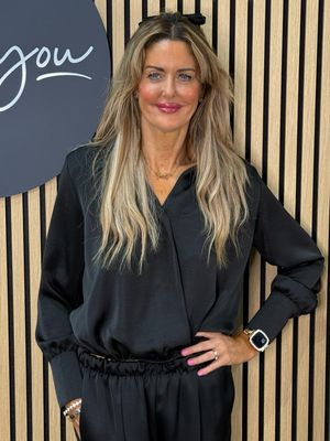 Satin Long Sleeve Top - Black