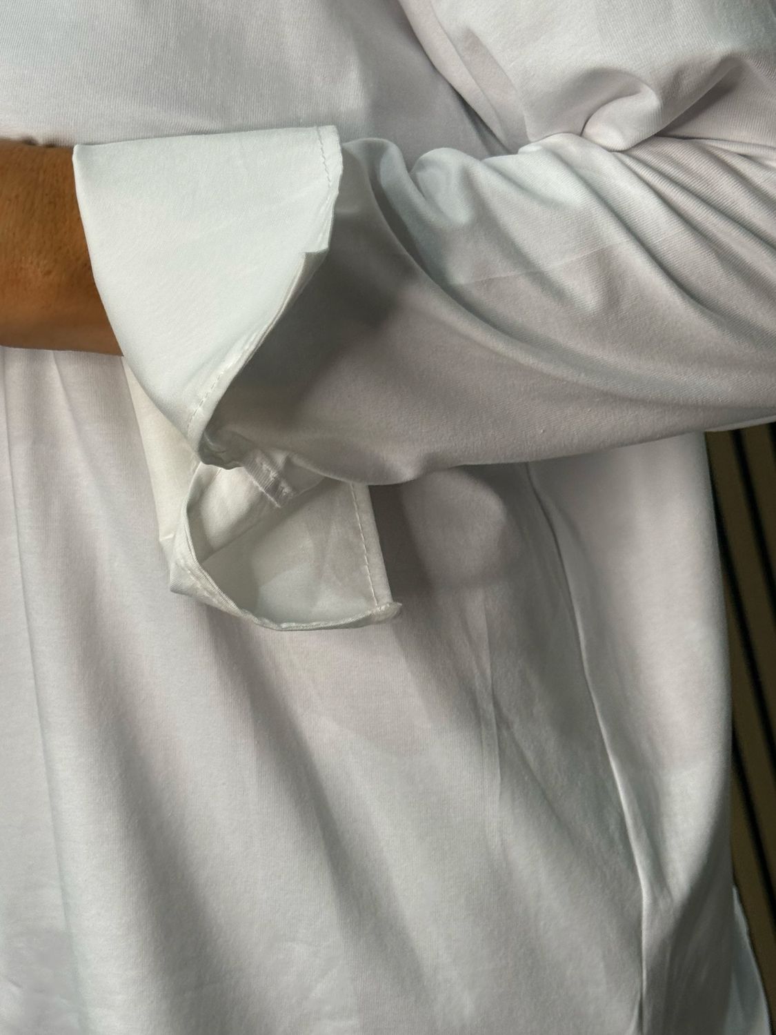 Classic V Neck Shirt - White