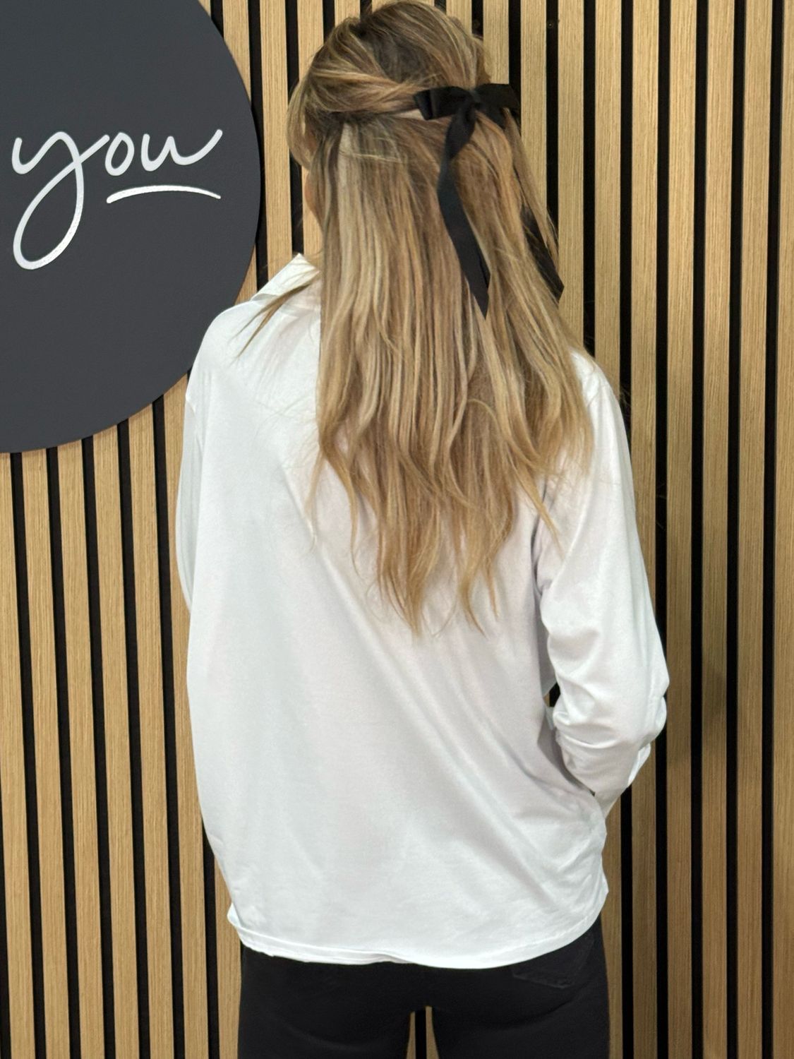 Classic V Neck Shirt - White