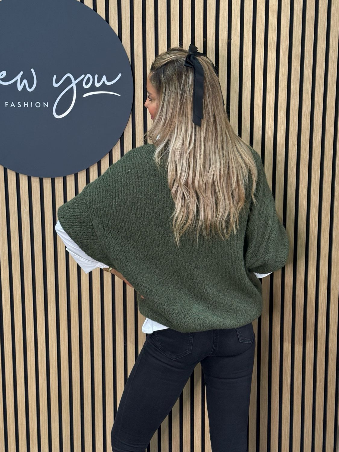 Chunky Knit Jumper - Khaki