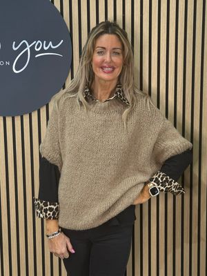 Chunky Knit Jumper - Camel