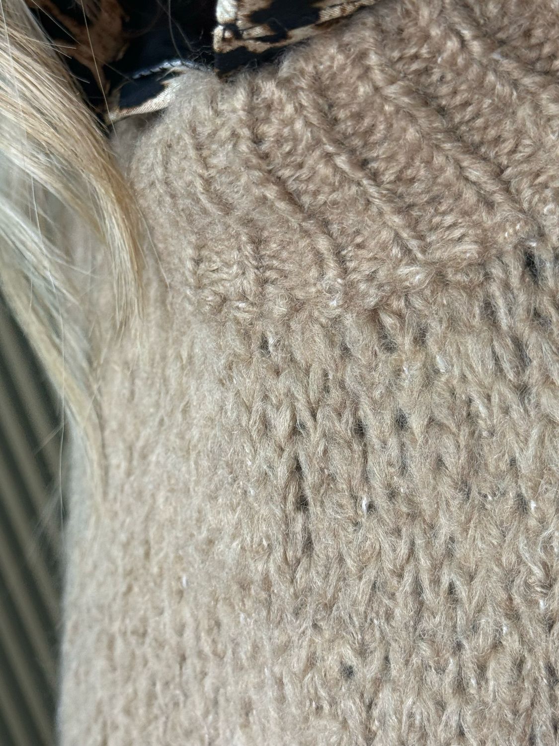Chunky Knit Jumper - Camel