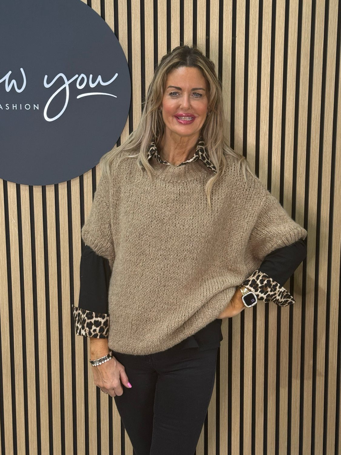 Chunky Knit Jumper - Camel