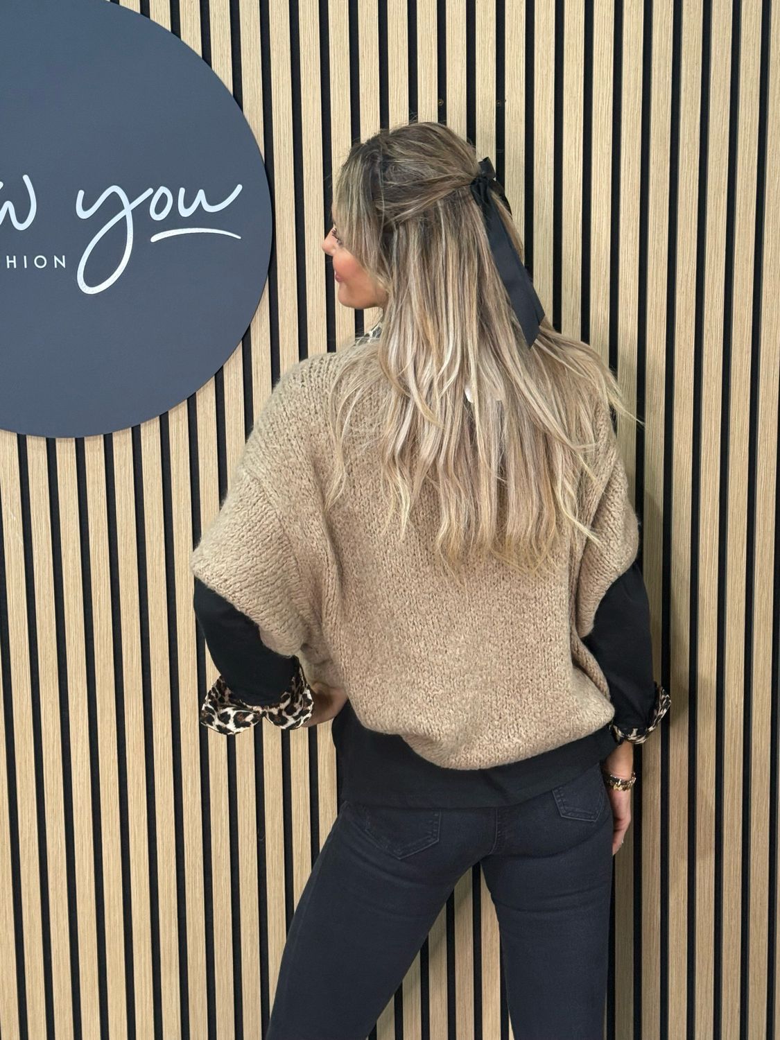 Chunky Knit Jumper - Camel