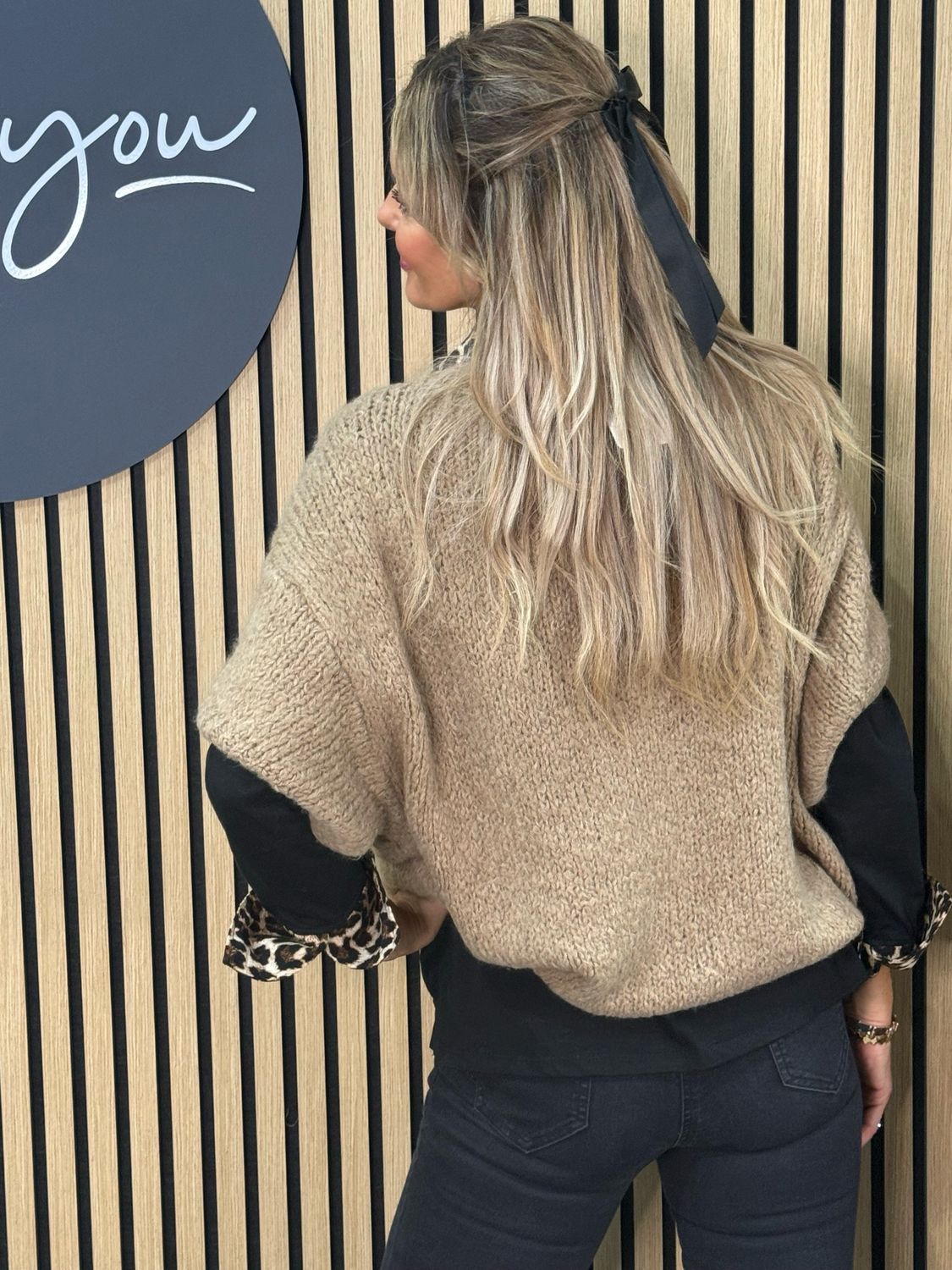 Chunky Knit Jumper - Camel