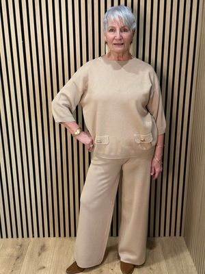 Soft Knit Lounge Set - Oatmeal