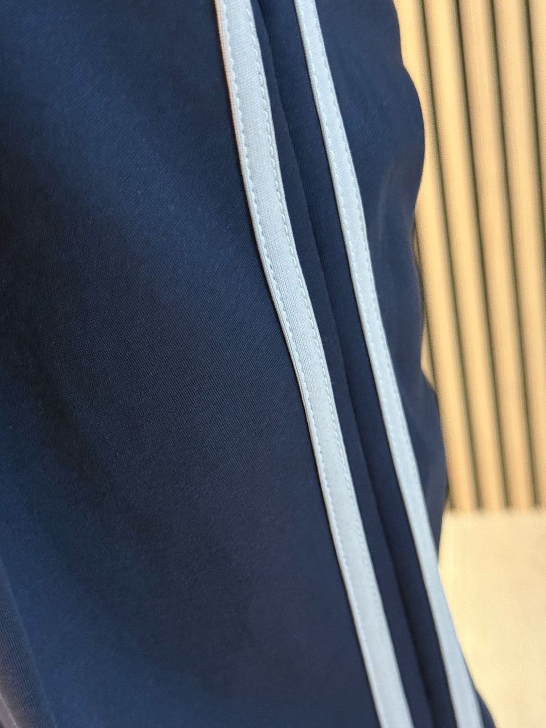 Sporty Striped Jogger - Navy