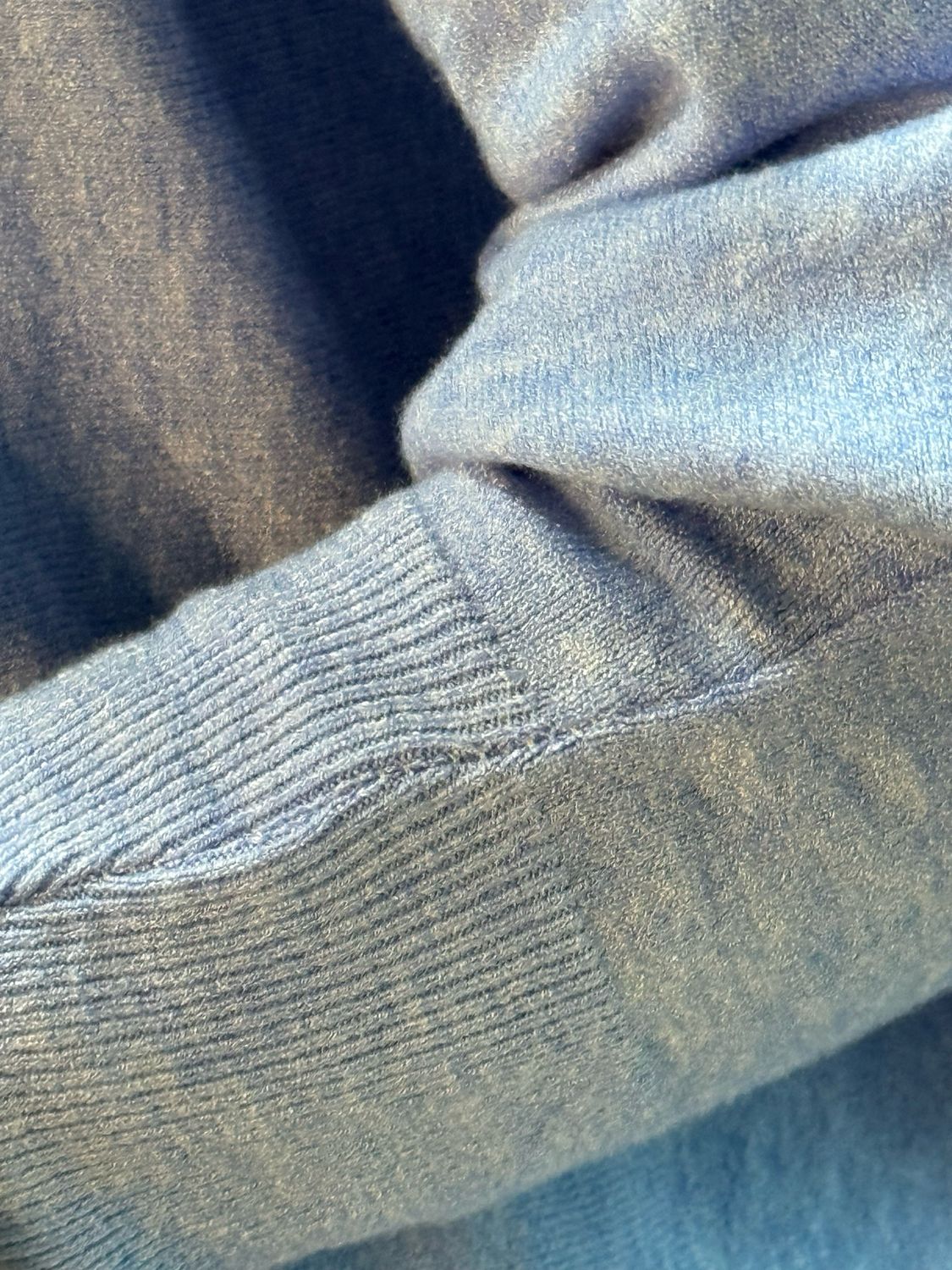 Soft Batwing Knit Top - Blue