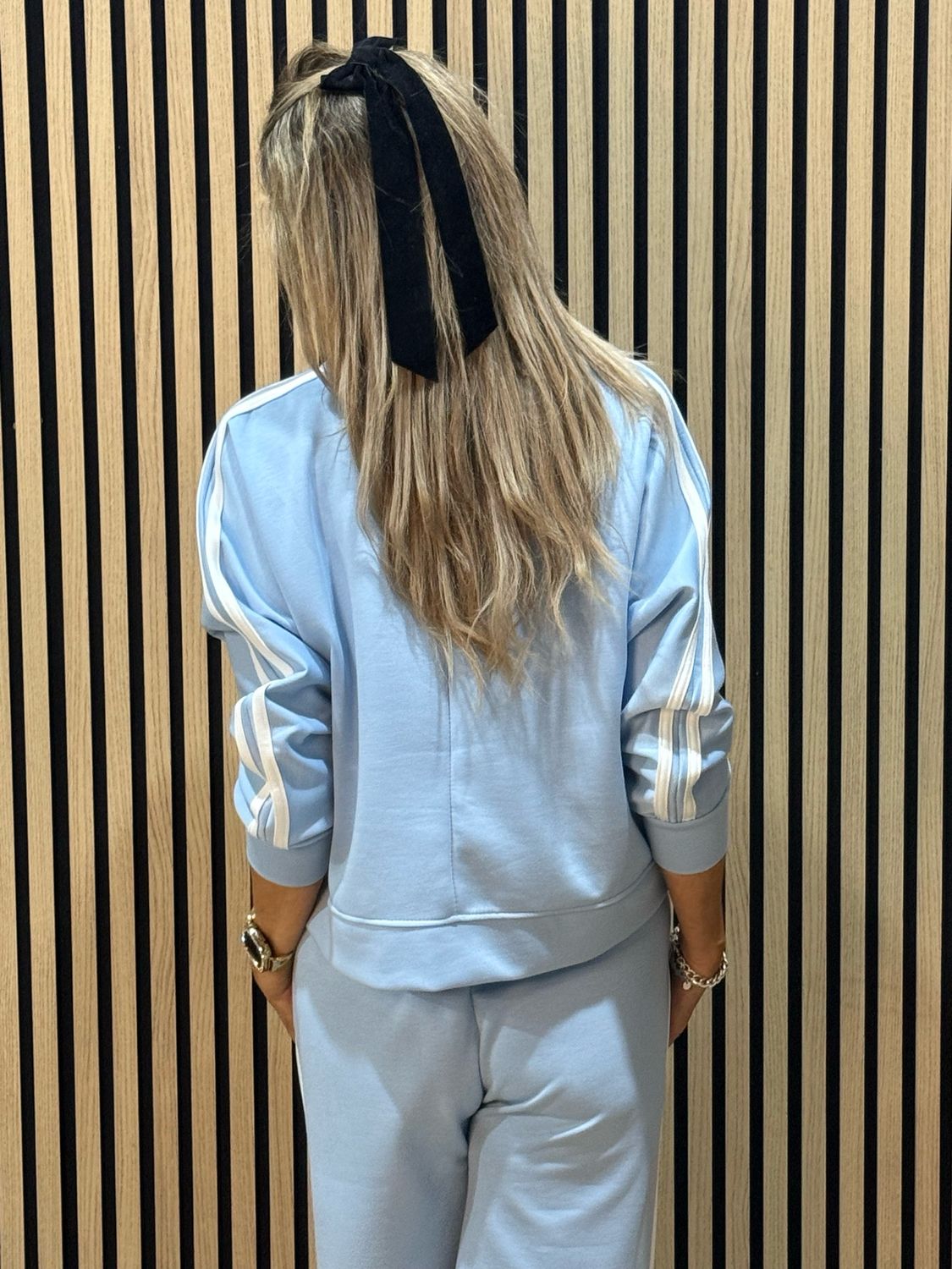 Stripe Detail Lounge Co-Ord Set Blue