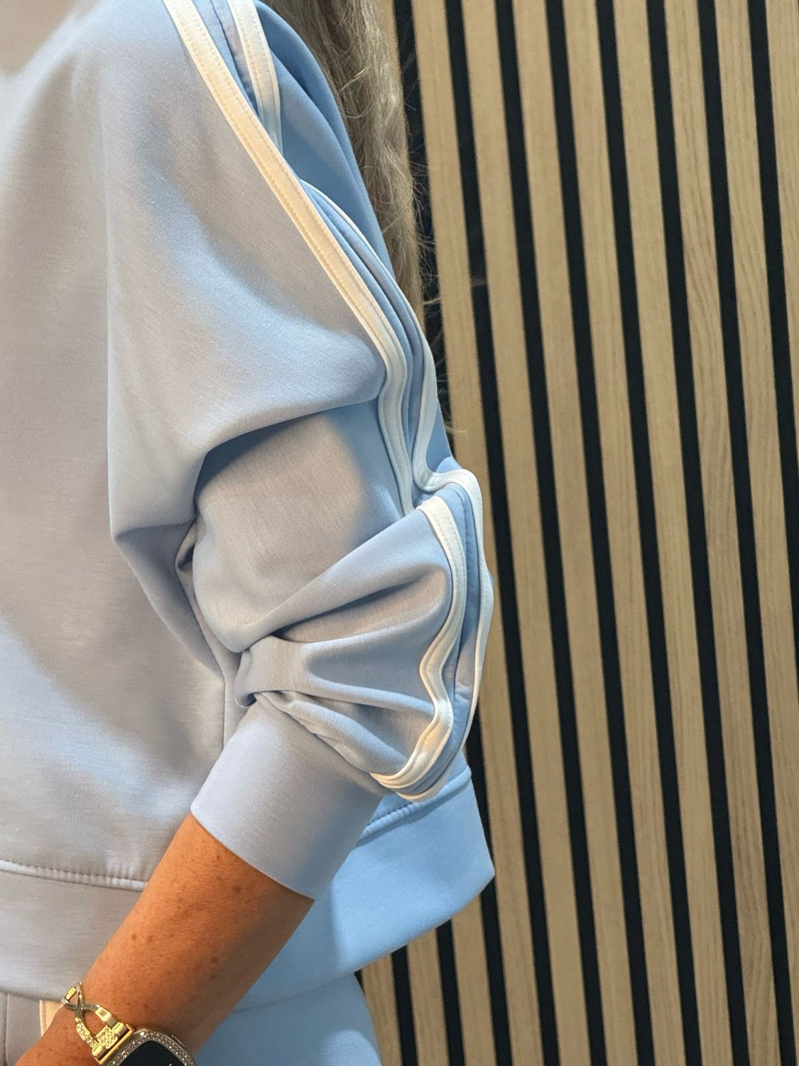 Stripe Detail Lounge Co-Ord Set Blue