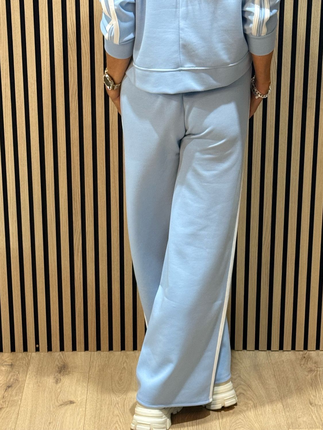 Stripe Detail Lounge Co-Ord Set Blue