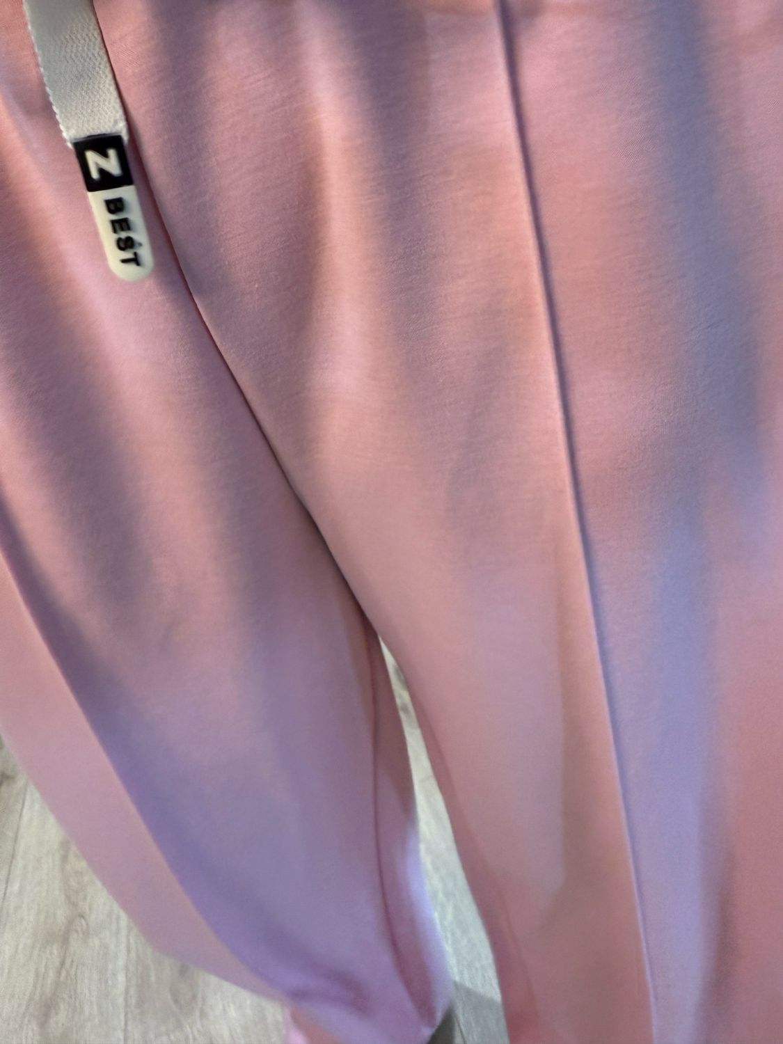 Wide Leg Draw String Trousers - Pink