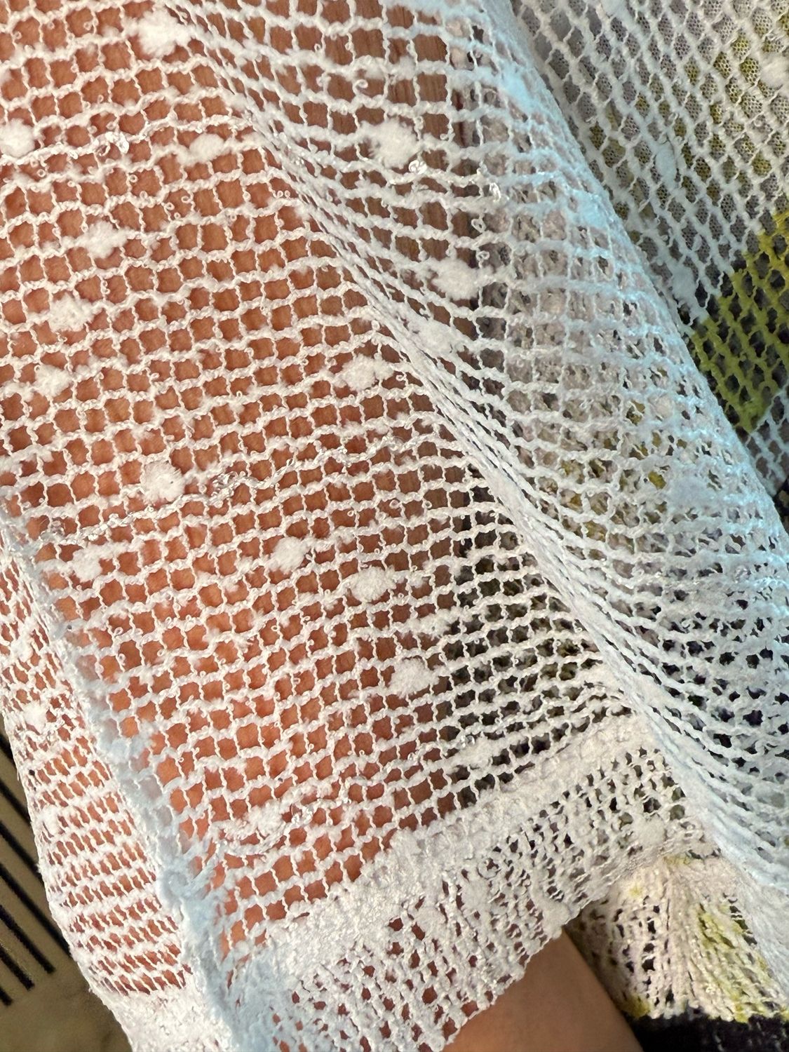 Textured Stripe Print Top - Black/Green