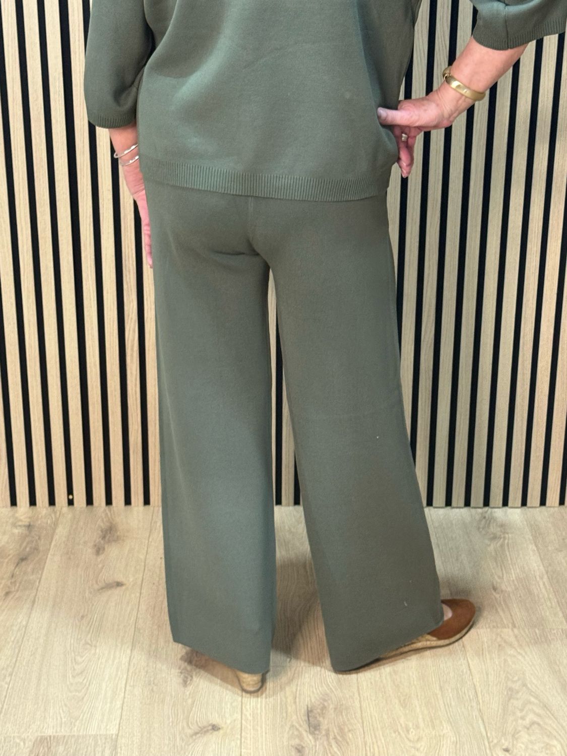 Soft Stretch Co-Ord Set - Khaki