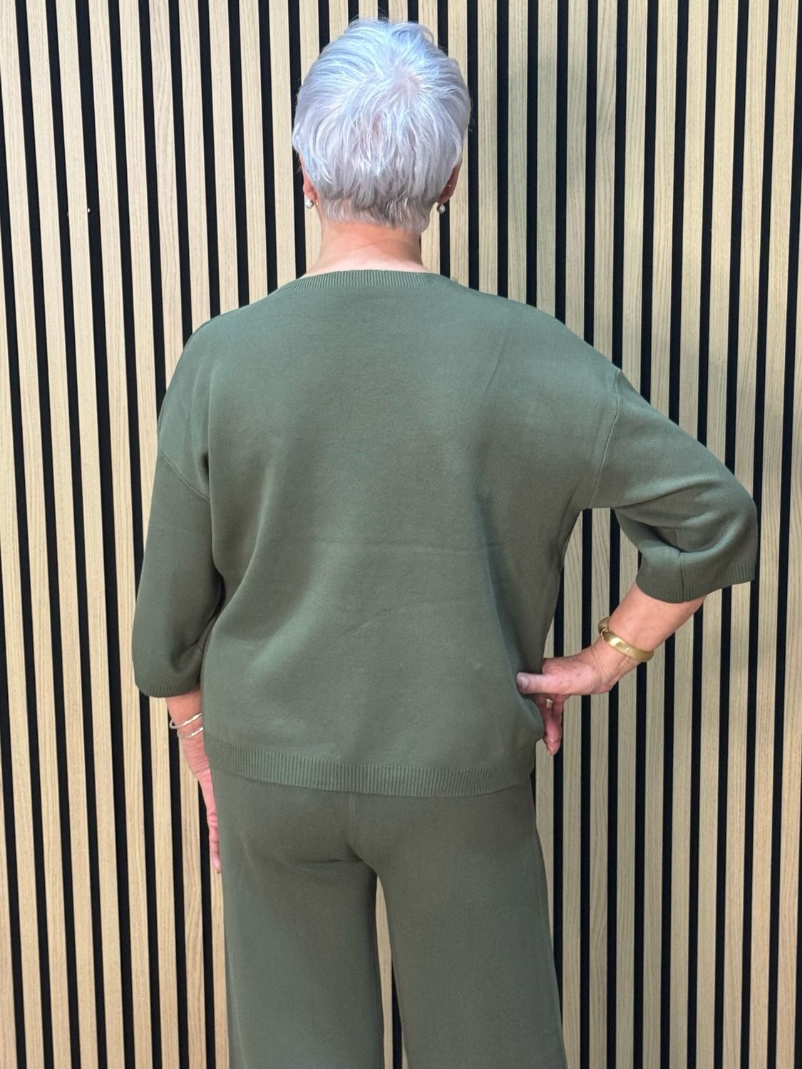 Soft Stretch Co-Ord Set - Khaki