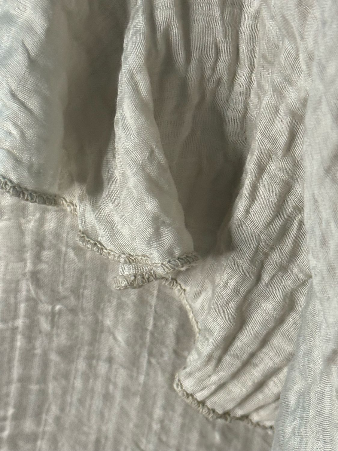 Lightweight Textured Button Blouse - Taupe