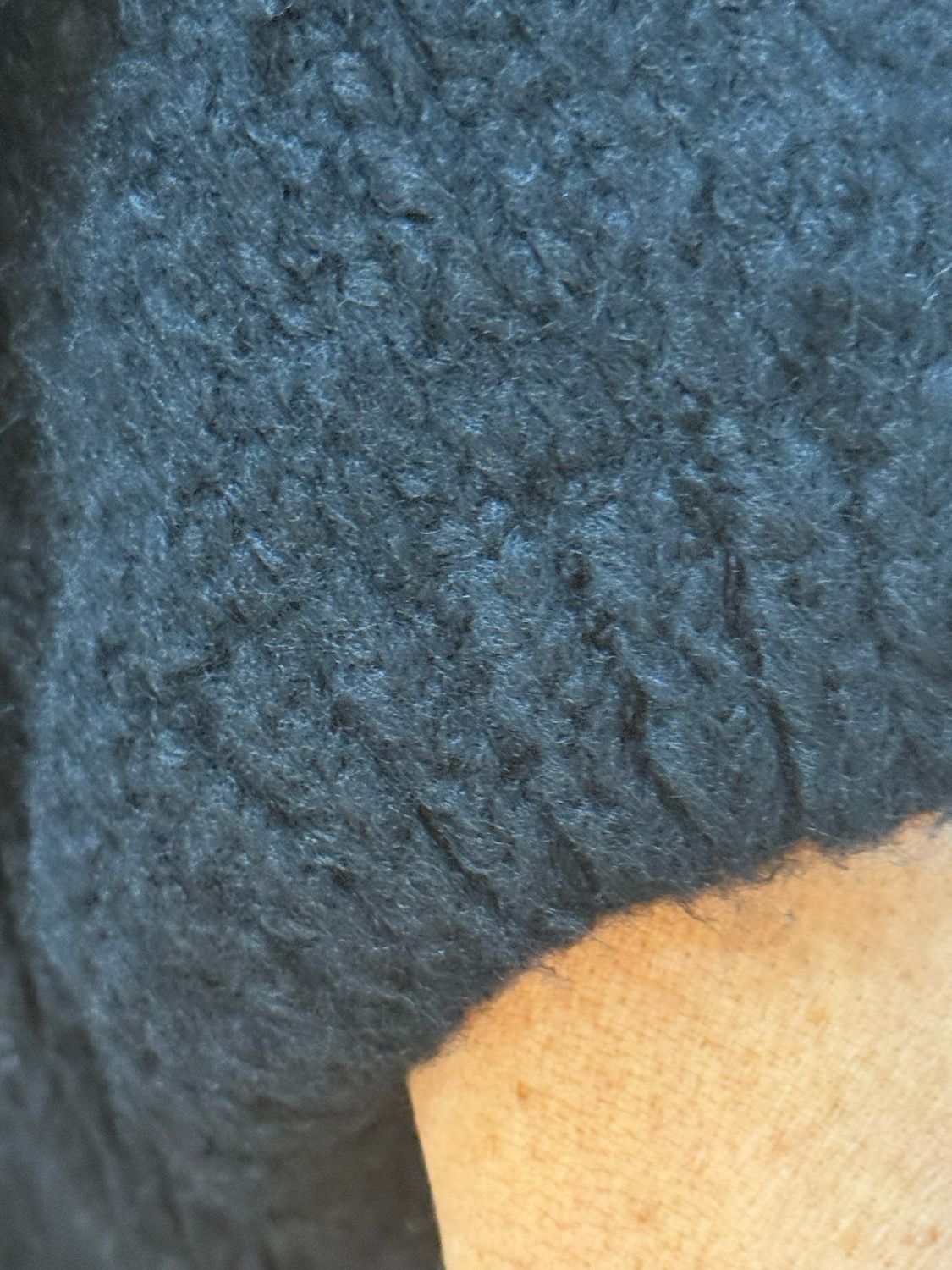 Ribbed Puff Sleeve Jumper - Black