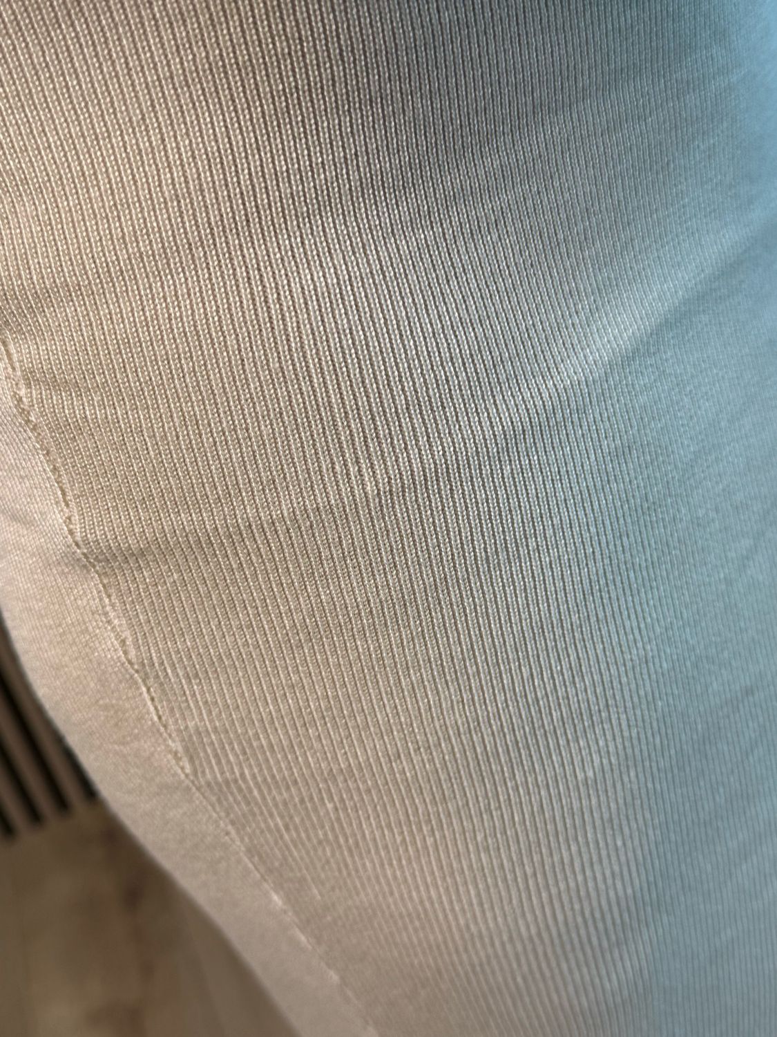 Striped Knit Two Piece Dress Set - Black/Cream