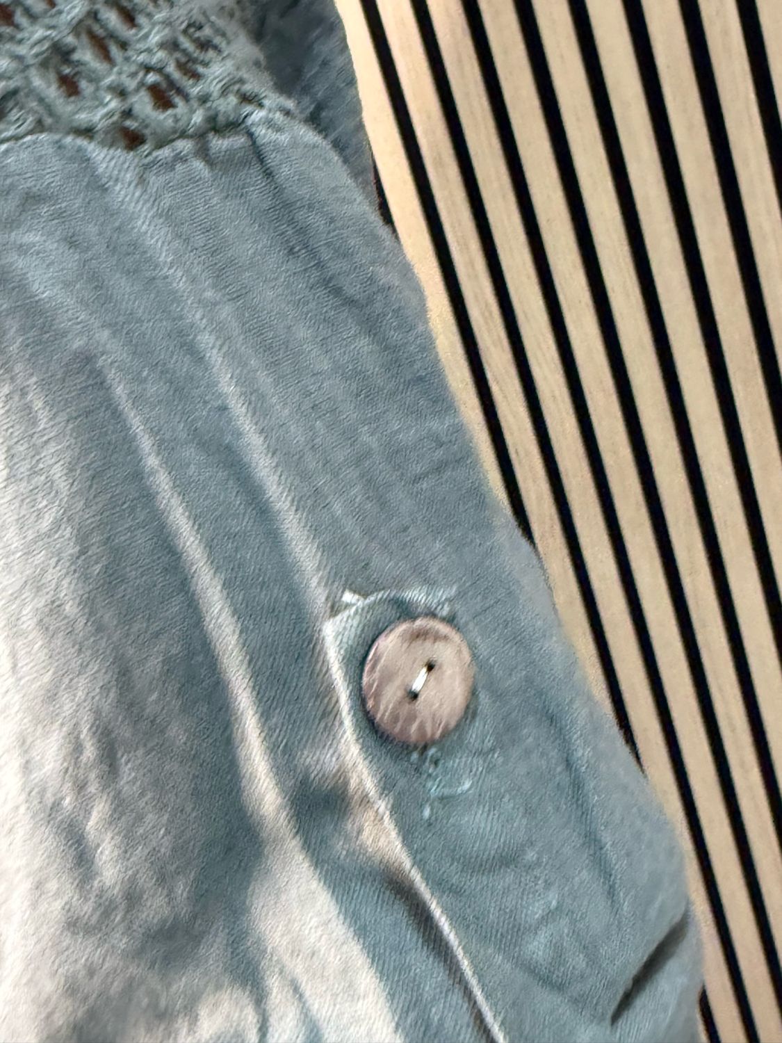 Linen Crochet Detail Skirt &amp; Top Set - Khaki