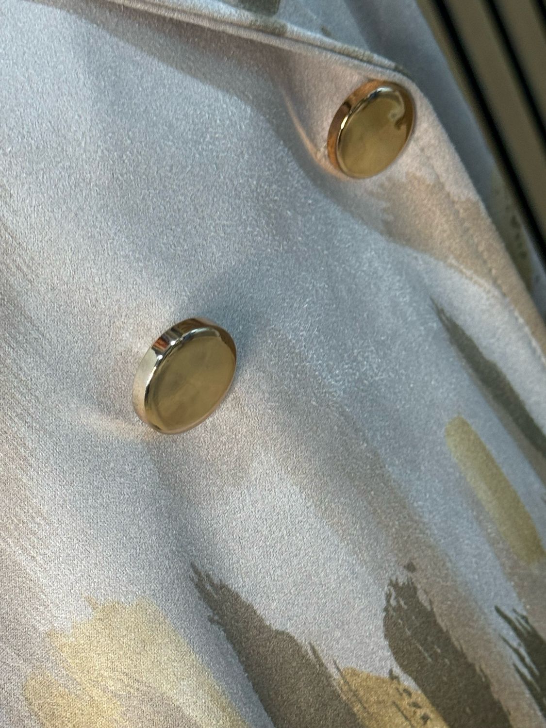 Mystic Print Oversized Jacket - Taupe