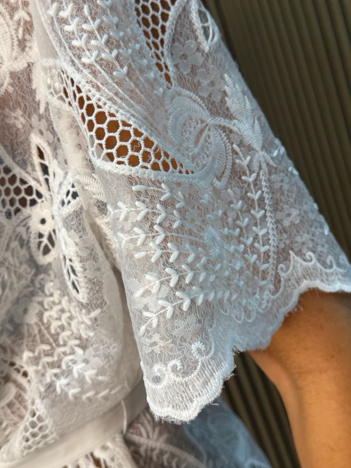 Celeste Waist Tie - Blouse - White