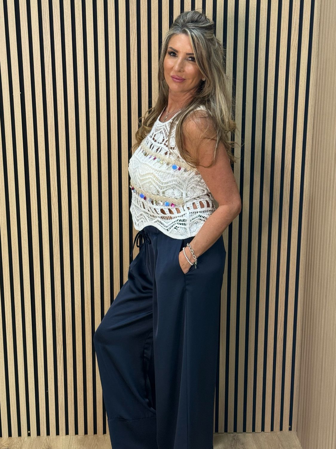 Boho Crochet Top - White